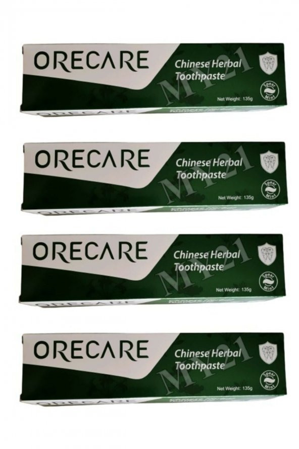ORECARE Tiens Diş Macunu 135 Ml 4 Adet - Diş Fırçası 2 Adet Hediye - 2