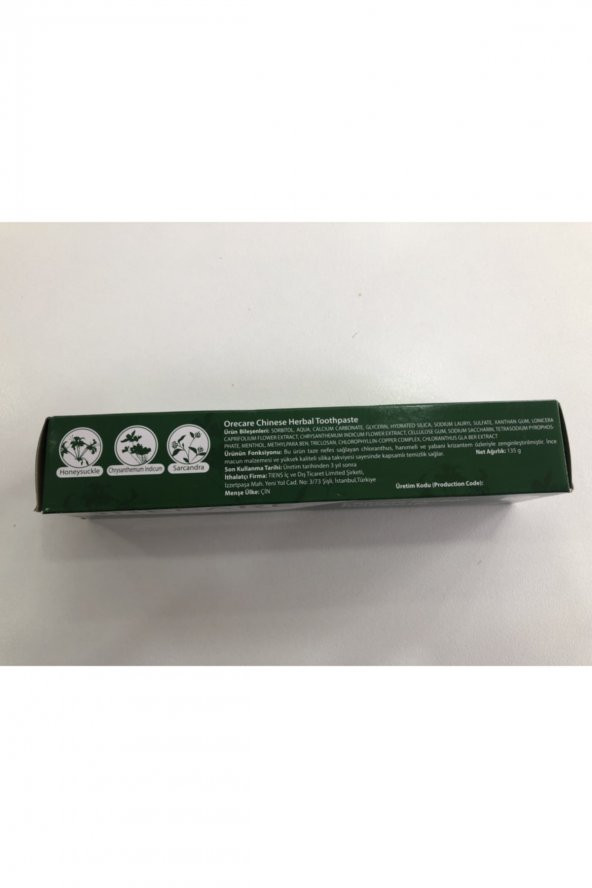 ORECARE  Tiens Bitkisel Diş Macunu 135 gr - 3