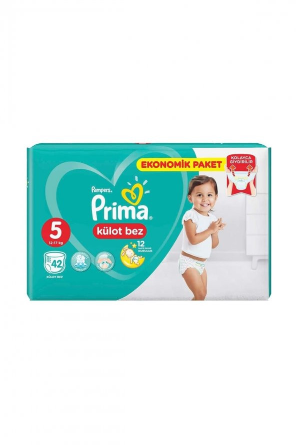 Prima Külot Bebek Bezi 5 Beden Junior Ekonomik Paket 12-17 Kg 42 Adet - 2