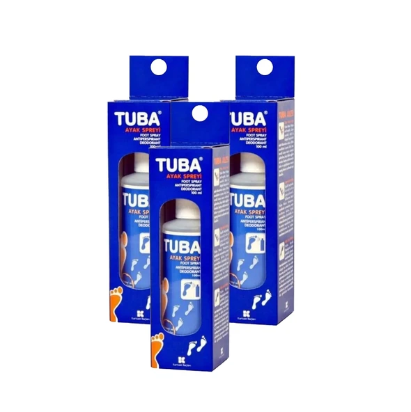 Tuba Ayak Spreyi 100 ml 3 Adet