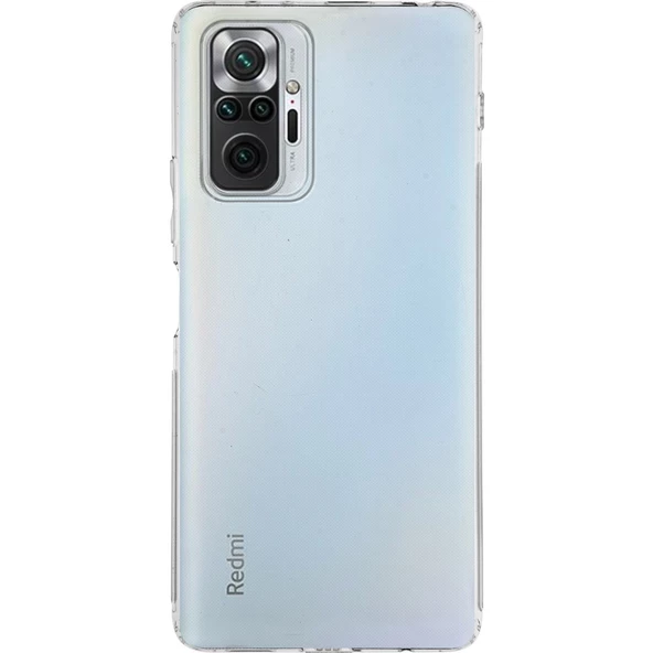 Logis Xiaomi Redmi Note 10 Pro-10 Pro Max Uyumlu  Kamera Korumalı Şeffaf Silikon Kılıf