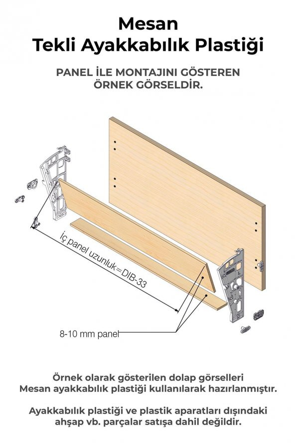 Mesan Shocab Tekli Ayakkabılık Beyaz - Resim 4