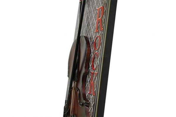 El Yapımı Keman Metal Tablo - 2