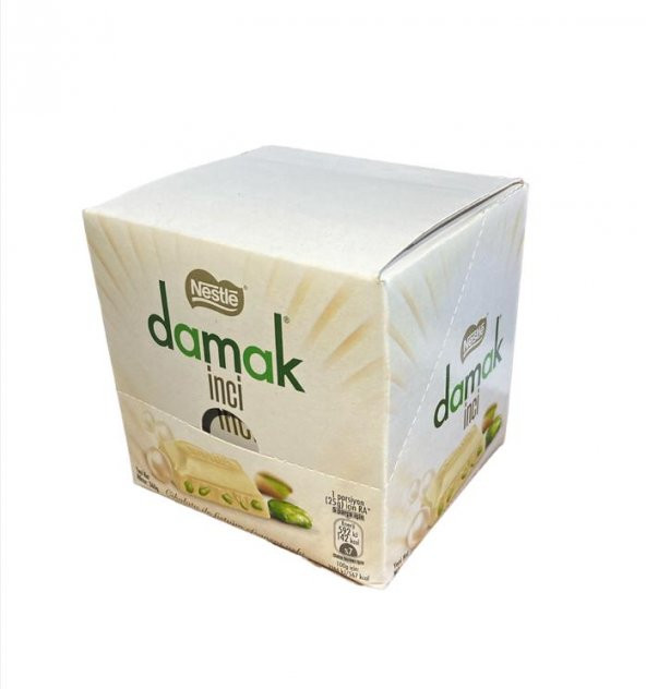Nestle Damak Antep Fıstıklı İnci Kare Çikolata 60 gr 6 adet - 1