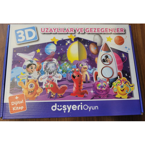 Puzzle 3D Uzaylılar Ve Gezegen
