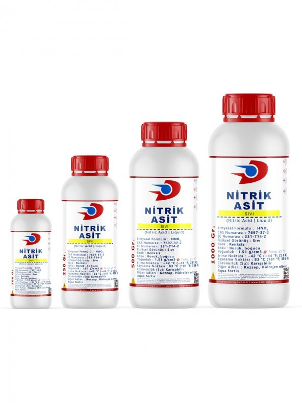 Dolar Kimya Nitrik Asit | Kezzap 56 Saflık | 500 Gram - 4