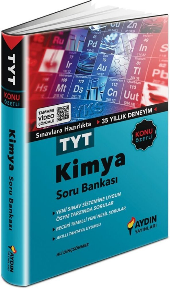 Aydın Yayınları TYT Kimya Konu Özetli Soru Bankası