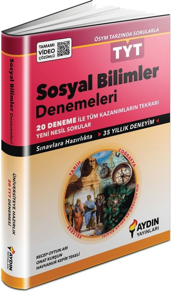 Aydın Yayınları TYT Sosyal Bilimler 20 li Denemeleri