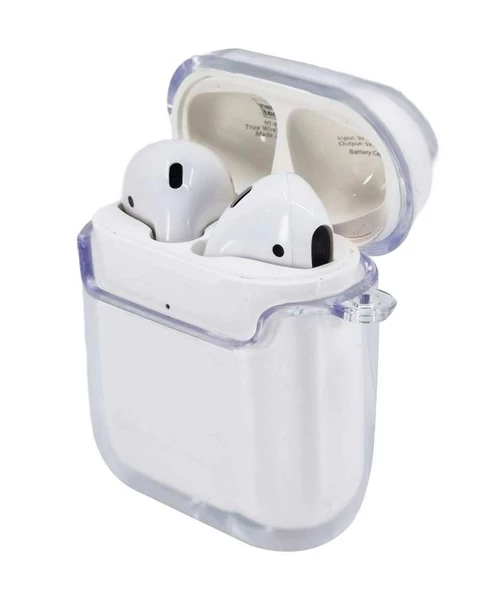 Apple Airpods Şeffaf Silikon Kılıf