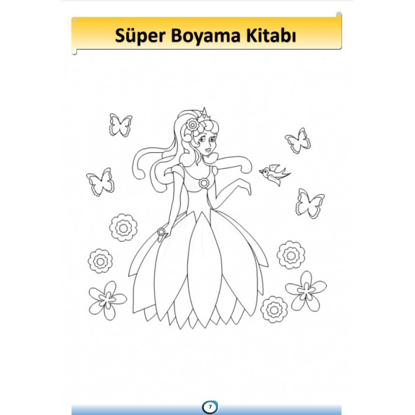 Çocuklar İçin Örnekli SÜPER Boyama Kitabı - 2