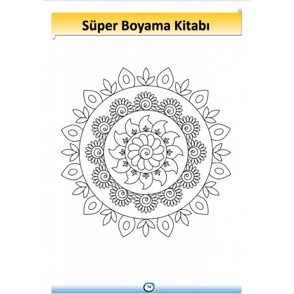 Çocuklar İçin Örnekli SÜPER Boyama Kitabı - 3