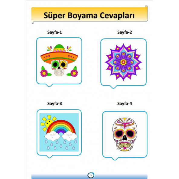 Çocuklar İçin Örnekli SÜPER Boyama Kitabı - 4