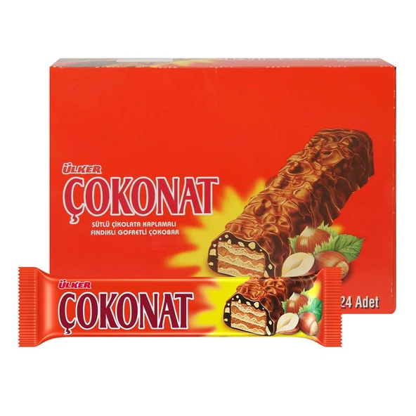 Ülker Çokonat Fındıklı Gofret 33 Gr 24 adet - 3