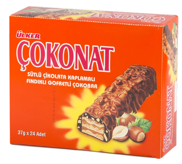 Ülker Çokonat Fındıklı Gofret 33 Gr 24 adet