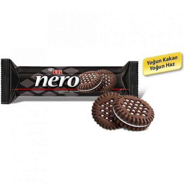 Eti Nero Kakaolu Kremalı Bisküvi 110 g x 18 Adet - 3