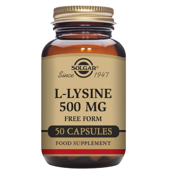 Solgar L-Lysine 500 mg 50 Kapsül