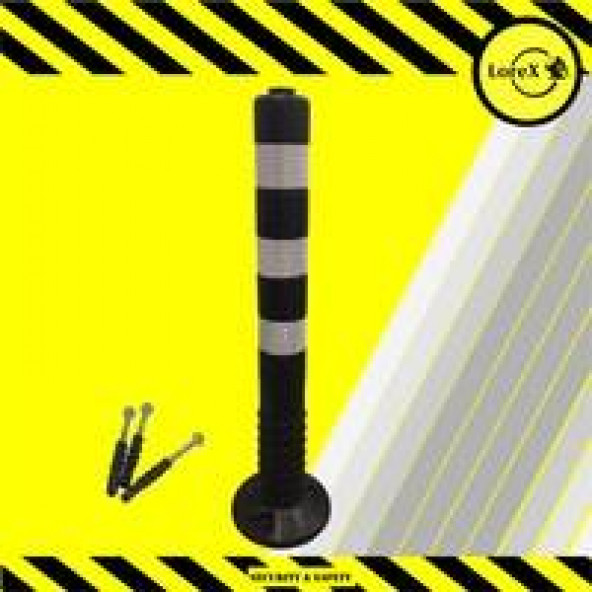 Lorex Lr-0125-S 75 CM Siyah Şerit Ayırıcı Delinatör 750 Mm