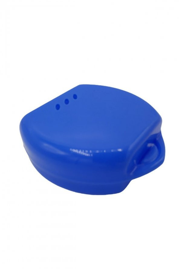 Küçük Boy Diş Protez Saklama Kutusu Aparey Kutusu Mavi - 2