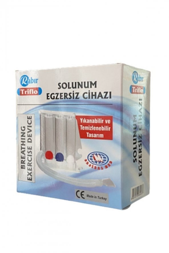 Triflo Solunum Egzersiz Cihazı 3 Top Üfleme Topu Nefes Egzersizi