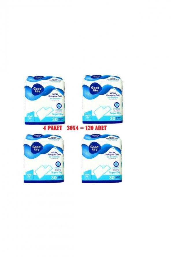 Yatak Koruyucu Ve Yavru Köpek Çiş Eğitim Pedi 60x90 (30x4 Paket) - 2