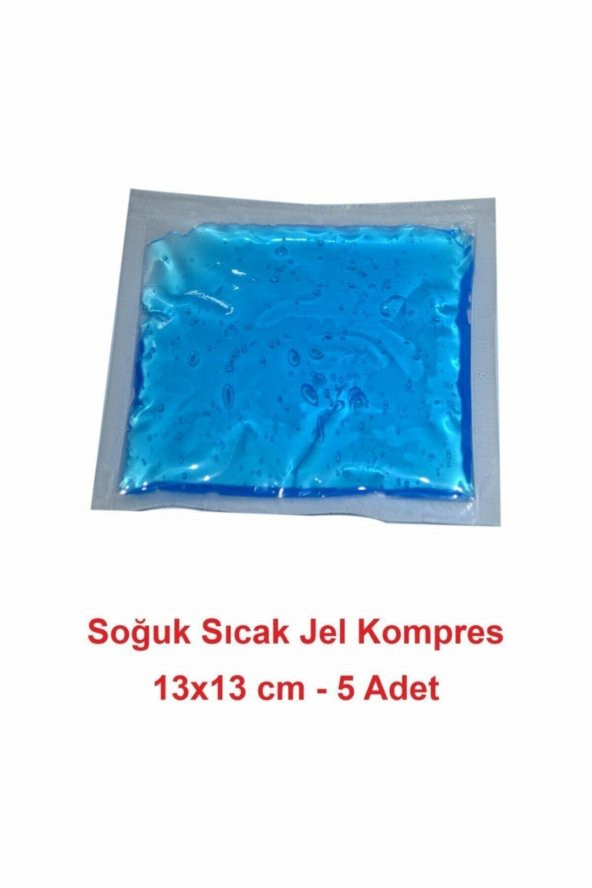 5 Adet Soğuk Sıcak Jel Kompres Termojel 13x13 Cmm - 2