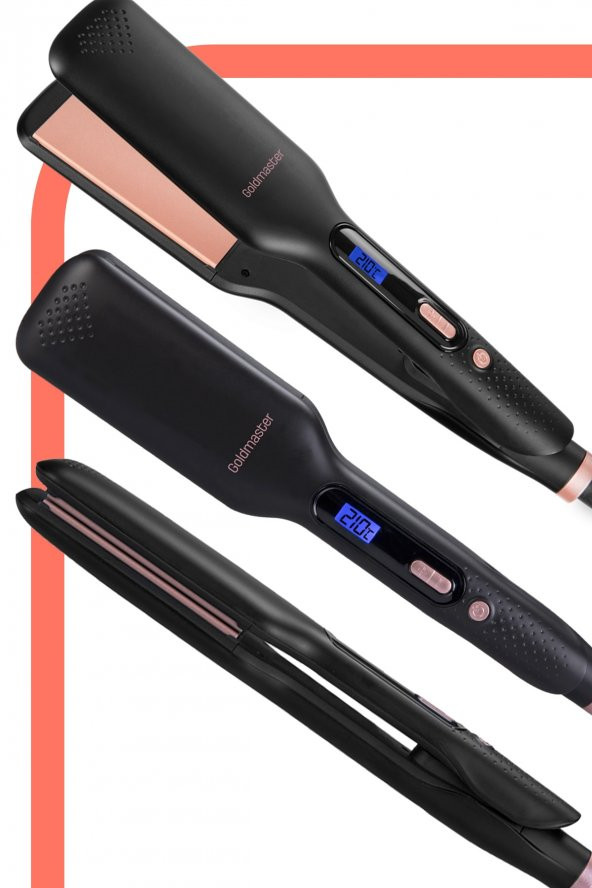 GoldMaster Cemre Gm-7187 Keratin Geniş Plaka Saç Düzleştirici - 2