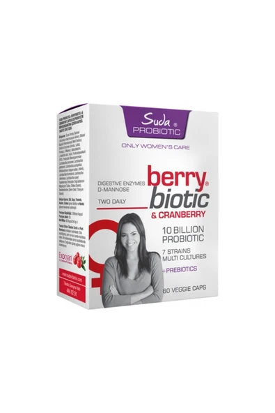 Suda Vitamin Probiotic Berrybiotic 60 Kapsül