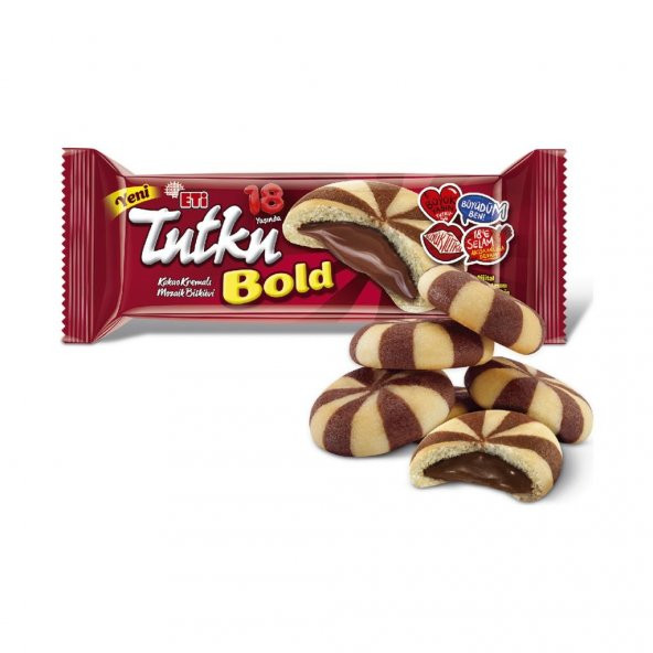 Eti Tutku Bold Kakao Kremalı Bisküvi 138 g x 12 Adet - 3