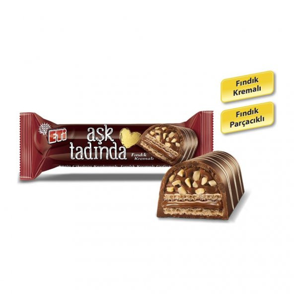 Eti Aşk Tadında Fındık Kremalı Gofret 37 g x 12 Adet - 3