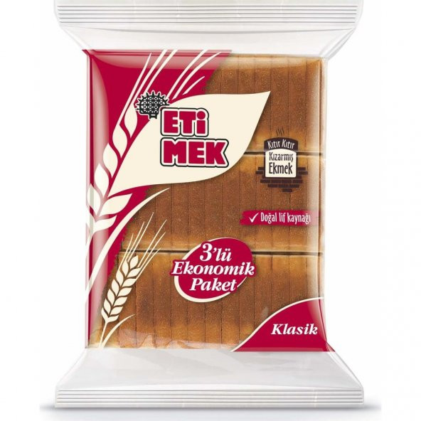 Etimek Klasik Kızarmış Ekmek 429 g - (3 x 143 g)