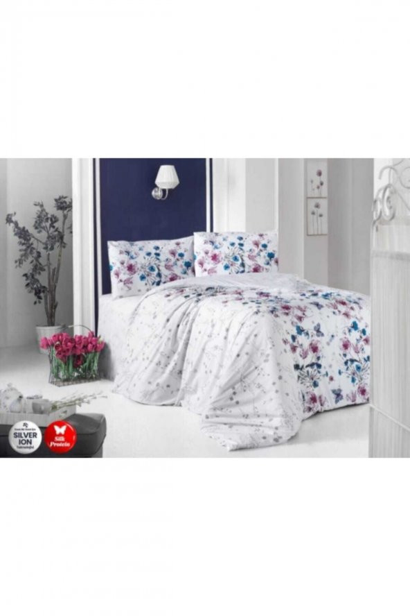 Clove Lacivert Çift Kişilik Nevresim Takımı - 2