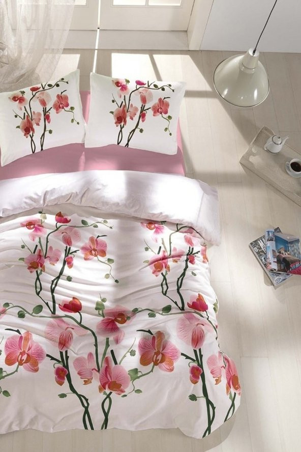 Nevresim Takımı Çift Kişilik Bloom Çiçek Desenli - 2