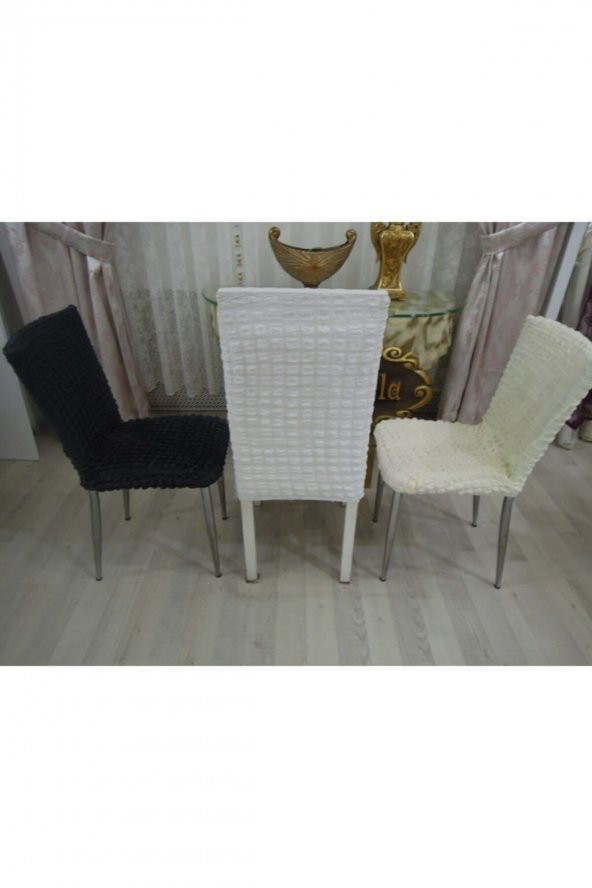 Bürümcük Sandalye Kılıfı Siyah - 3