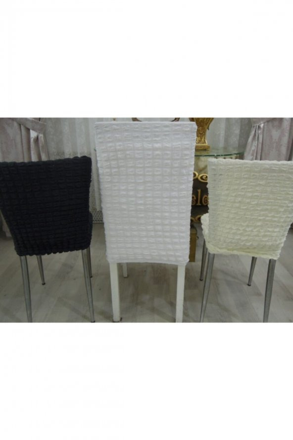 Bürümcük Sandalye Kılıfı Siyah - 4