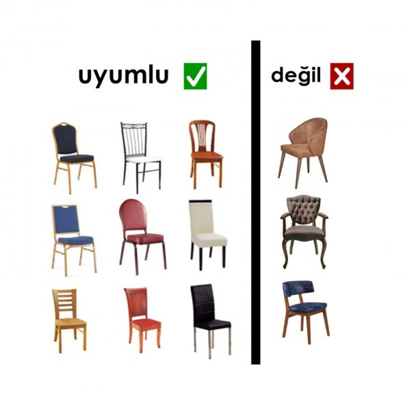 Bambu 6 lı Krem Sandalye Kılıfı - 4