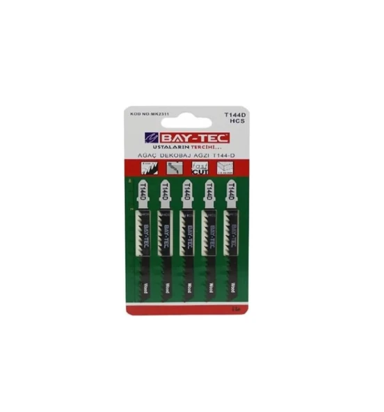BAY-TEC AĞAÇ DEKUPAJ UCU T144D MK2311 1 KARTELA (5 ADET)