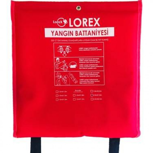 LOREX LR-Fb2016C 160 cm x 200 cm Yangın Battaniyesi