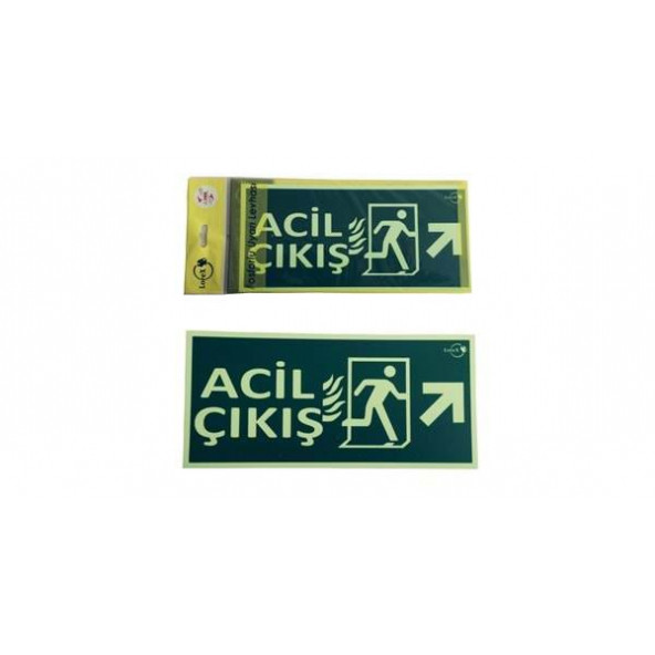 LOREX LR-FEU Yukarı Yön Gösteren  Fosforlu Levha , Fotolümen Yön Levhası