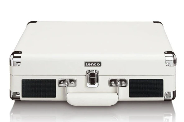 Lenco Classic Phono TT-115 CR Beyaz Hoparlörlü Bluetoothlu Pikap Plak Çalar - 4