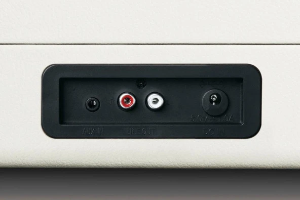 Lenco Classic Phono TT-115 CR Beyaz Hoparlörlü Bluetoothlu Pikap Plak Çalar - 5
