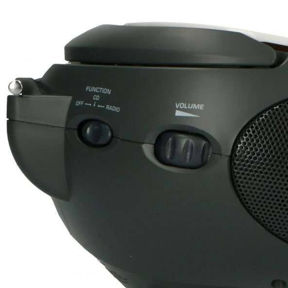 LENCO SCD-24 BEYAZ - CD ÇALARLI TAŞINABİLİR Müzik Seti STEREO FM RADYO - BEYAZ - 5