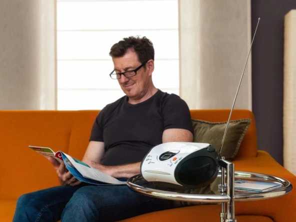 LENCO SCD-24 BEYAZ - CD ÇALARLI TAŞINABİLİR Müzik Seti STEREO FM RADYO - BEYAZ - 11