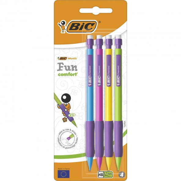Bic Matic Fun Comfort Uçlu Kalem Blister 0.7 mm 4'lü