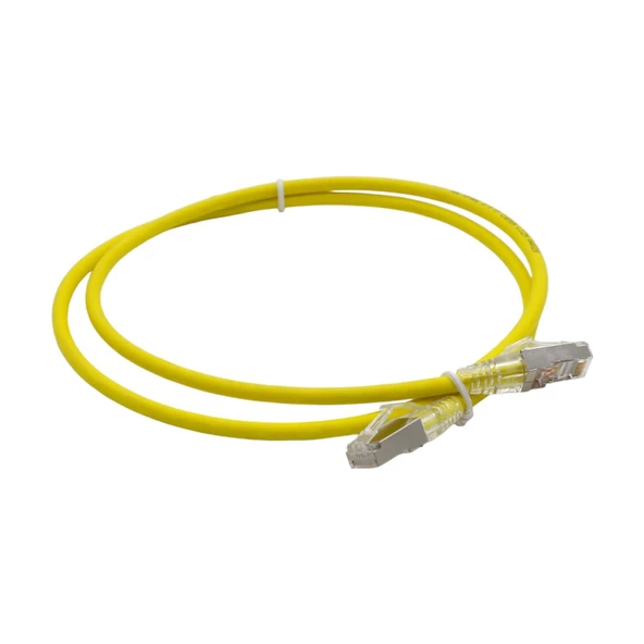 LEGRAND CAT6A S/FTP LSZH YELLOW 1 MT PATCH CORD(051551) - Resim 3