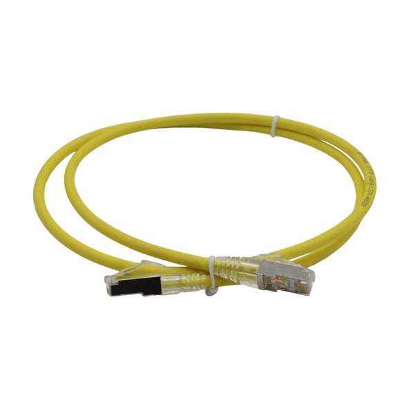 LEGRAND CAT6A S/FTP LSZH YELLOW 1 MT PATCH CORD(051551)