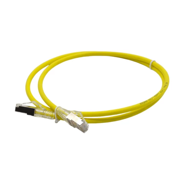 LEGRAND CAT6A S/FTP LSZH YELLOW 1 MT PATCH CORD(051551) - Resim 2