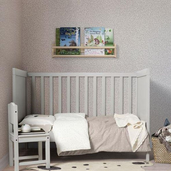 Köpek Temalı Çocuk Odası Halısı MeridyenDukkan Kırık Beyaz 66x110 cm IKEA , Kaydırmaz Halı - 5