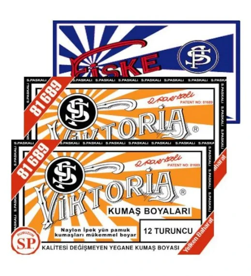 Viktoria Turuncu 2pk+fiske Sabitleme 1pk Kumaş Boyası ürün görseli 1