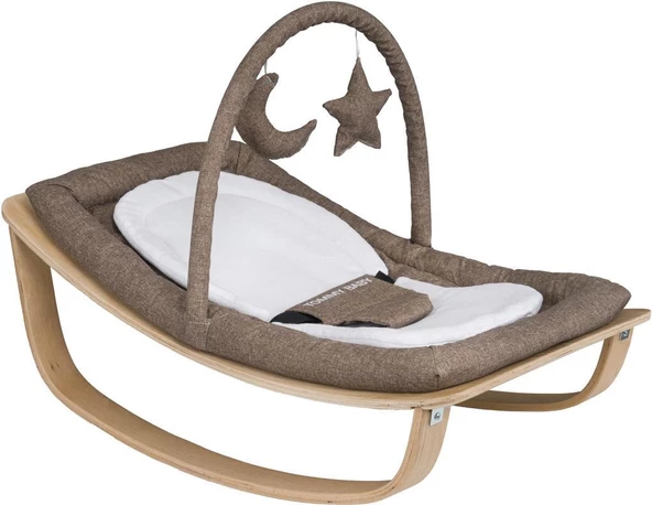 Tommybaby Bella Natural Ahşap Ana Kucağı Sallanır - 3