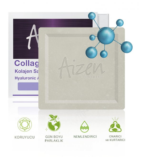 Aizen Collagen Soap Hyaluronic Acid Kolajen Sabun